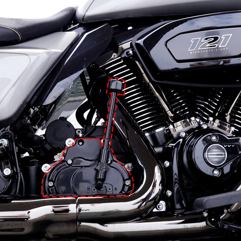 6-Speed Reverse Gear System Air Cable for 2023 Later Road Glide CVO Street 121 2024- Touring Motorcycle Frame