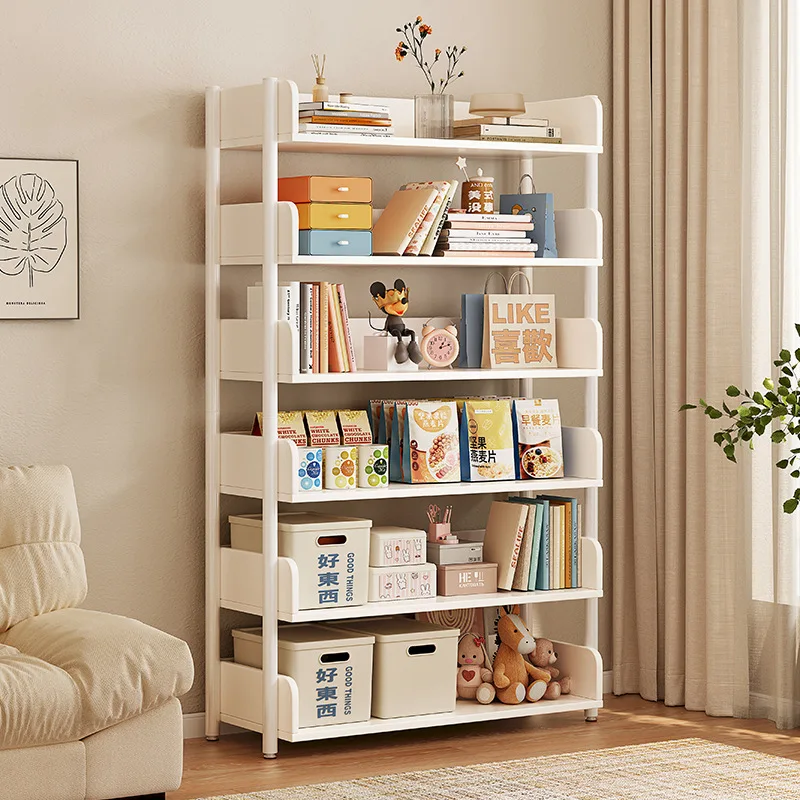 

Simple Bookshelf Floor Storage Rack Living Room Multi-Layer Storage Rack Reading Storage Shelf Home Bedroom Bookcase