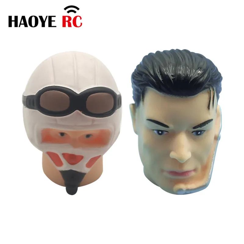 Haoye 1 Pc Pilot Figures With Earphone/Glass Toy Model For RC Plane Model Accessories Hobby