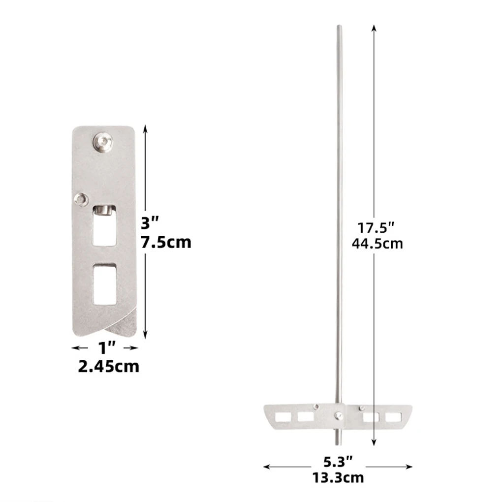 2025 New Wine Red Beer Brewing Paddle, Stainless Steel Aeration Brew Paddle, Homebrew Stirrer Drill Mixer Rod