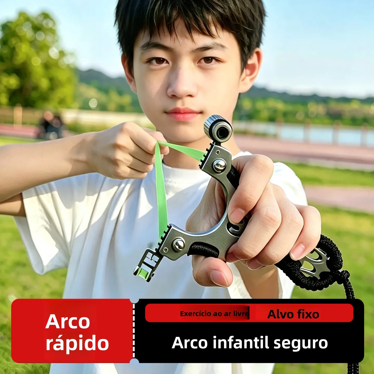 metallic-children's-slingshot-high-precision-outdoor-competition-grade-stainless-steel-for-shooting-steel-balls-and-darts
