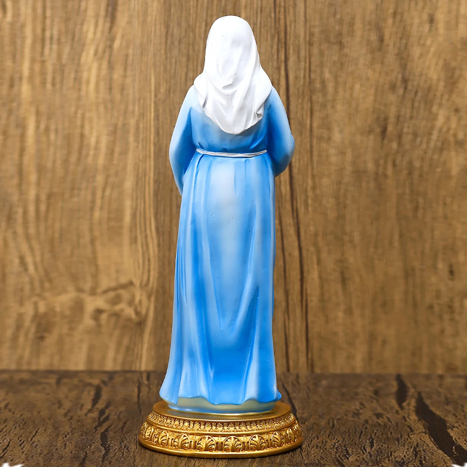 Pregnant Virgin Mary Sculpture Catholic Religious Resin Crafts Virgin Mary Pregnancy Souvenir Ornaments Statues For Garden Home
