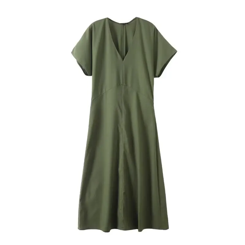   Nowości w sukienkach Damska sukienka letnia Sukienka damska w stylu old money na formalne okazje Trend 2025 Sukienka lniana na studniówkę Elegancka sukienka na przyjęcie Wakacje Kobieta