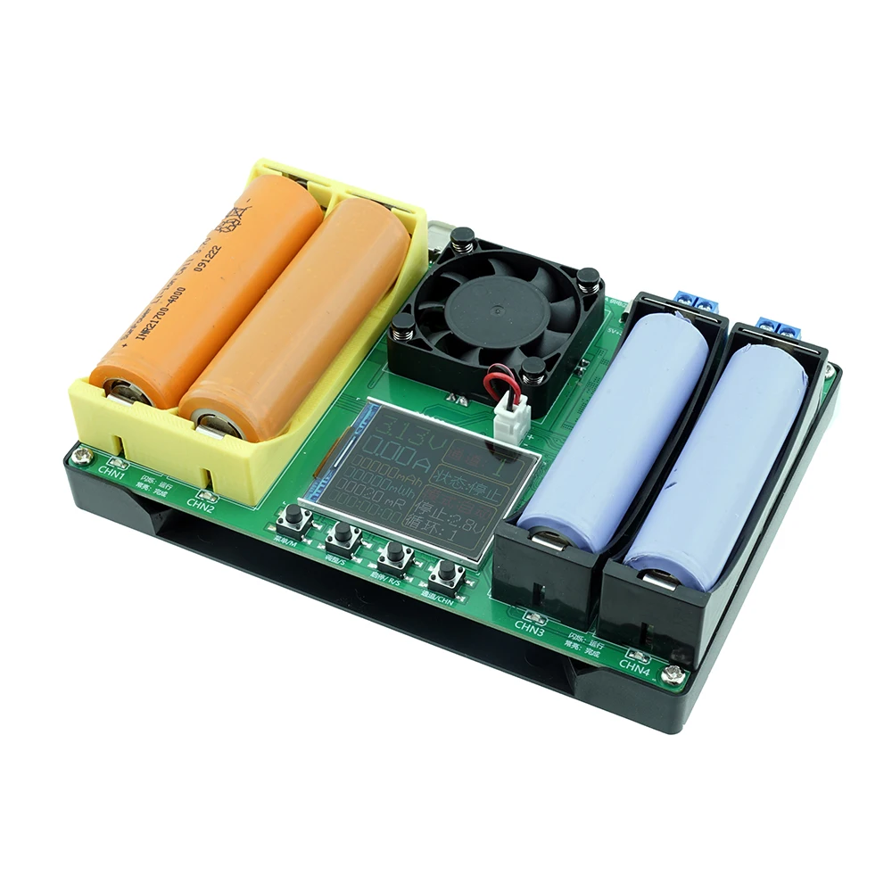 4 Channel 18650+21700 Battery Capacity Resistance Tester Automatic Charge and Discharge Module Electronic Load Tester - view 4