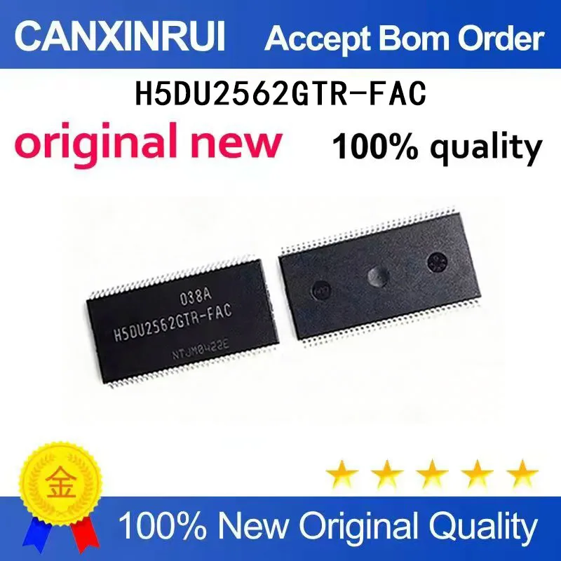 

(5-100 Pieces) H5DU2562GTR-FAC H5DU2562GTR Package TSOP66 Memory Chip IC