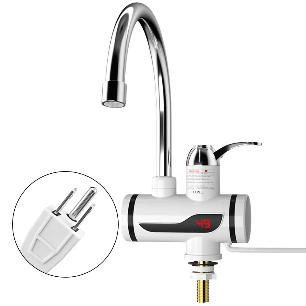 

Electric Hot Water Heater Faucet Temperature Adjustable Tankless Water Heater Digital Hot Water Faucet Kitchen Bathroom Supplies