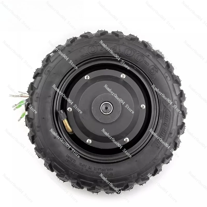 36V48V 350W 10inch Toothed Motor Single Side Shaft Electric Brushless Hub Motor Vacuum Tire Off-Road Wheel