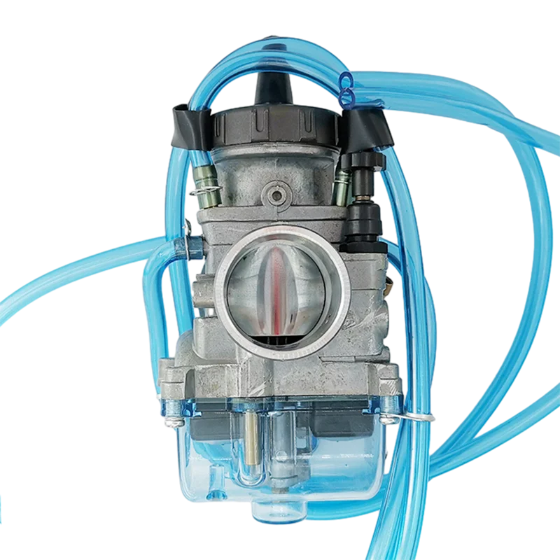 Motorcycle Carburetor PWK 33 35 36 38 40 42mm Fit Dirt Bike Scooter UTV ATV Transparent Blue Bottom Cover for Honda