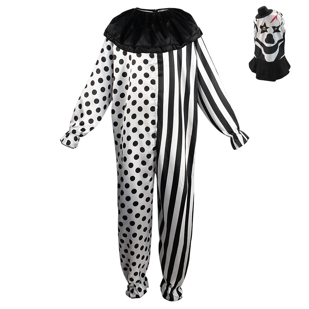Bla And White Game Clown Cosplay Costume for loween Carnival Masquerade Par Ladies Traditional Chinese Stage Costume