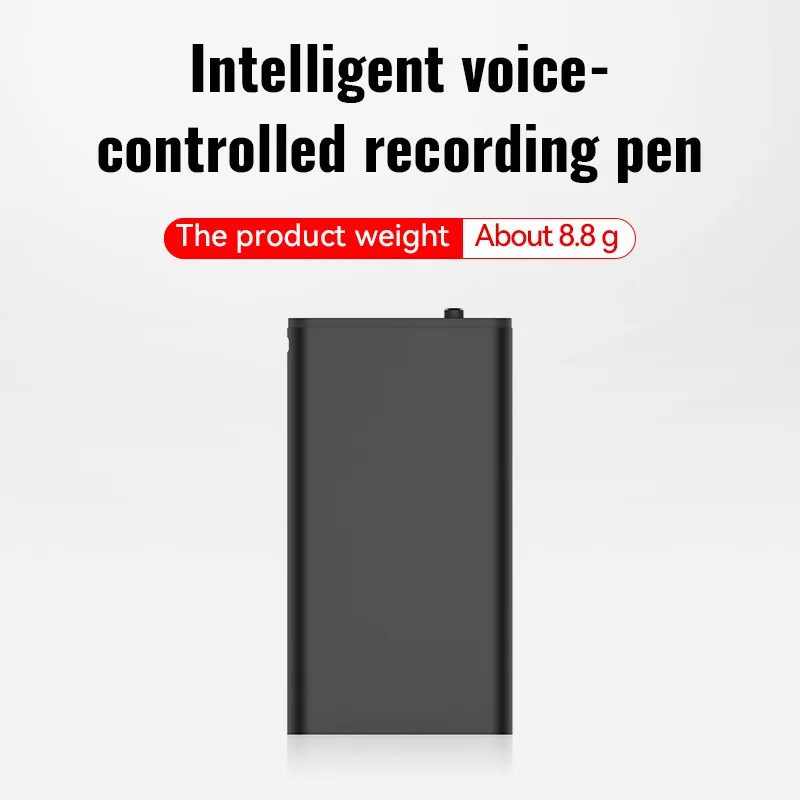 64G digital voice recorder mini Professional Dictaphone ultra thin HD long distance encryption Voice Activated audio recording