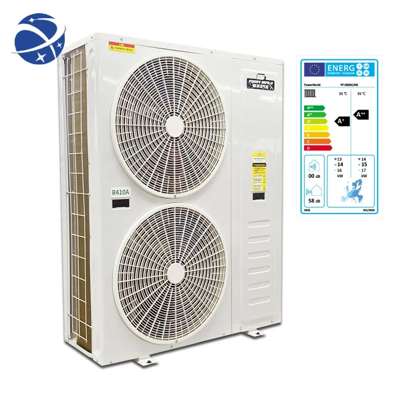 YUNYI PowerWorld A++16.5kw  Air souce Inverter winter heat pump water heater for -25 degree