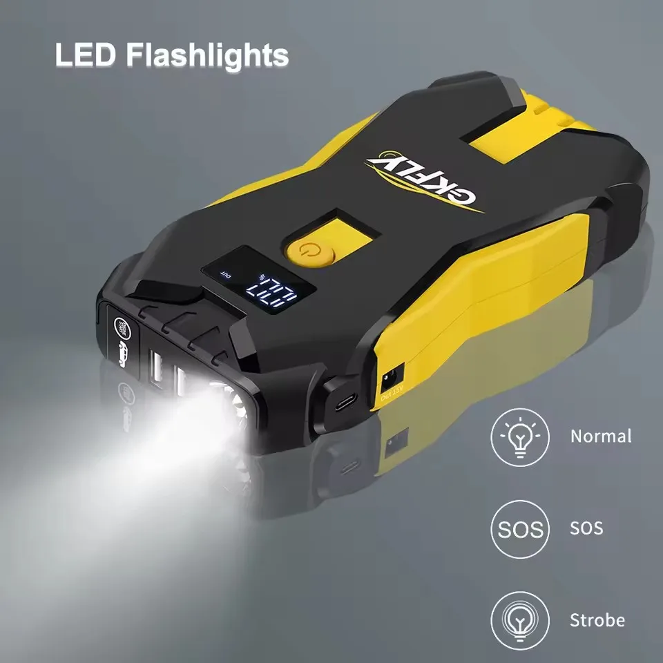 المحمولة 2000A الانتقال كاتب 18000mAh قوة البنك المحمولة بدء جهاز بطارية السيارة الداعم المغفل للغاز/الديزل 5L/3L