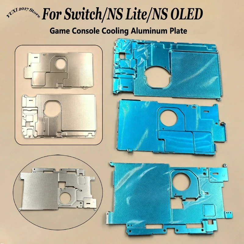 Aluminum Cooling Heat Shield Plate Internal Heat Dissipation Sheet For Switch/NS Lite/NS OLED Console Replacement Repair Parts