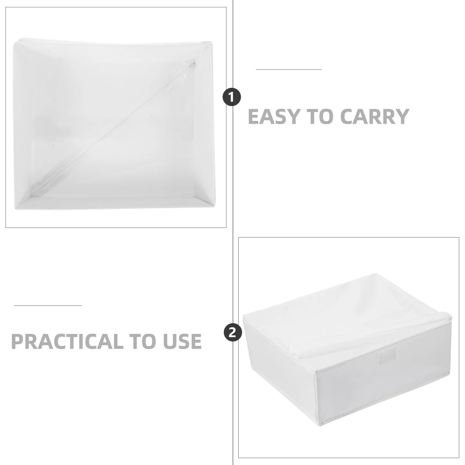 منظمات الملابس الداخلية للنساء، صندوق تخزين حمالة الصدر، خزانة صندوقية، قماش أكسفورد عالي الجودة، خفيف الوزن وقابل للغسل #1