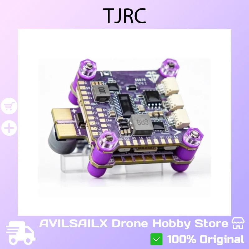 TJRC F722 60A Waterproof FPV Drone Stack 6S LiPo 30.5mm Flight Controller 4-in-1 ESC for Racing Freestyle