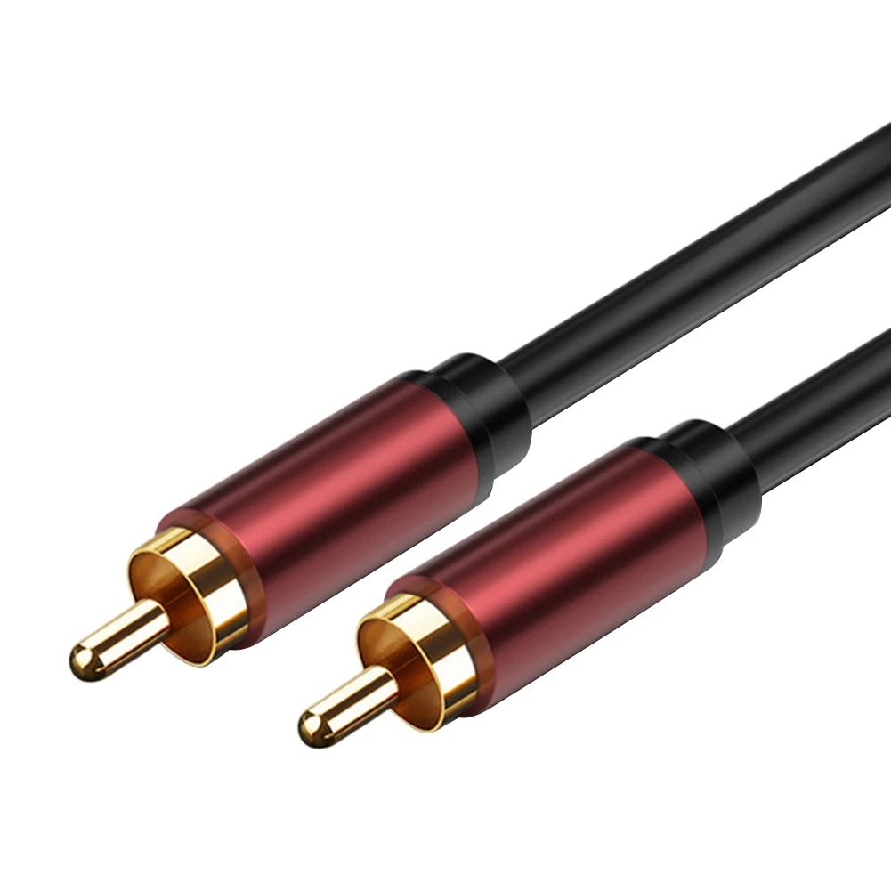 AA80  Cable Subwoofer Cable AV Cable Head Audio Cable Projection DVD TV Cable to 5M/16.4Ft