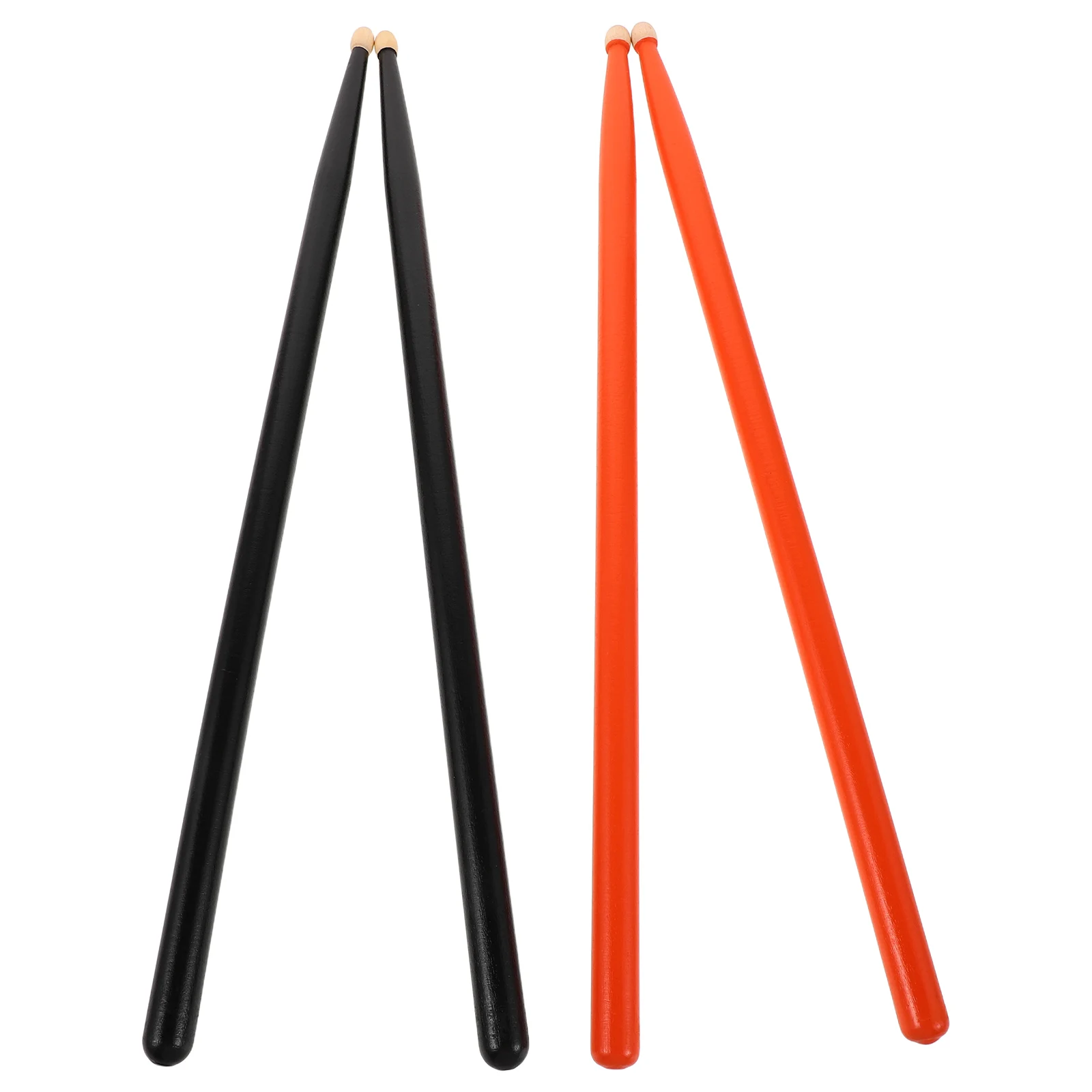 

2 Pair Drum Stick Drumsticks for Electronic Students Playing Rods s Maple Birch Toddler