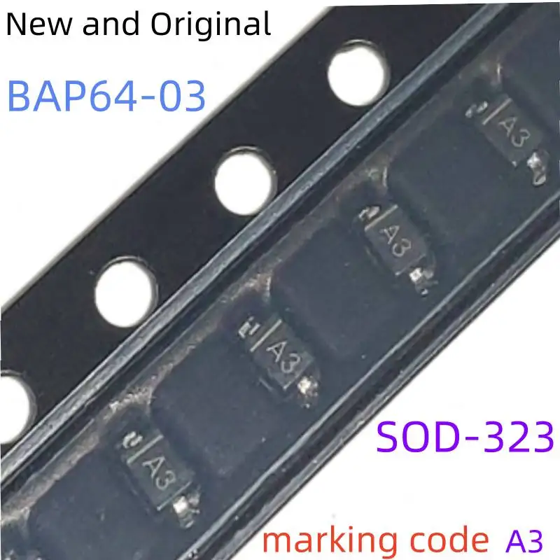 

Bap64-03 Sod323 175V 100Ma Silicon Pin Diode Marking Code A3