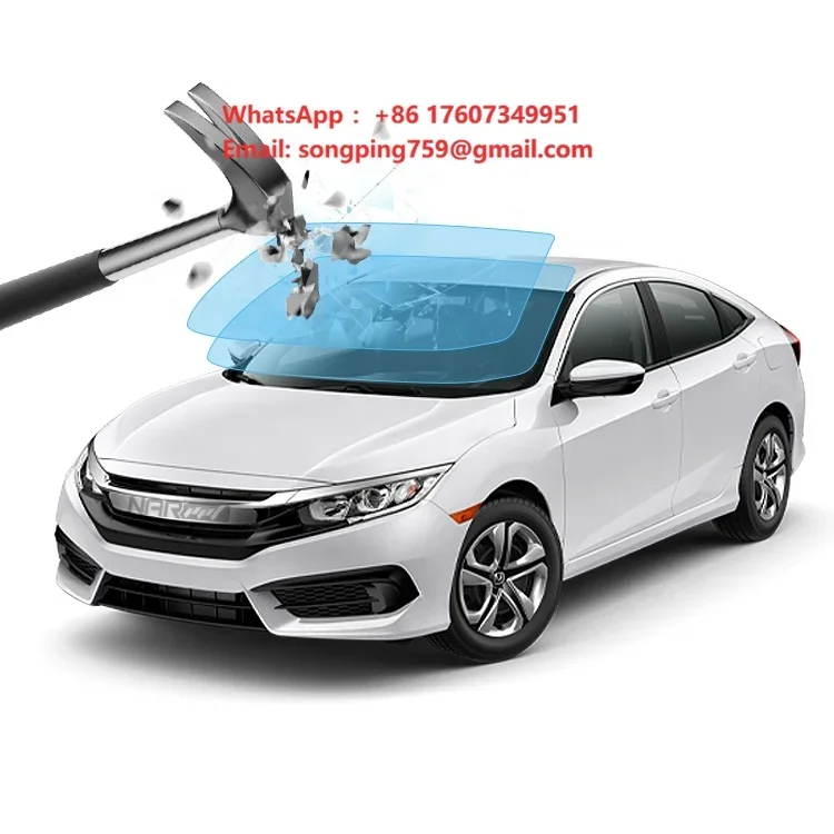 PET Clear Explosion-Proof Window Film Removable Glass Sticker for Car Shatter Proof Security Foil Shatter Shield