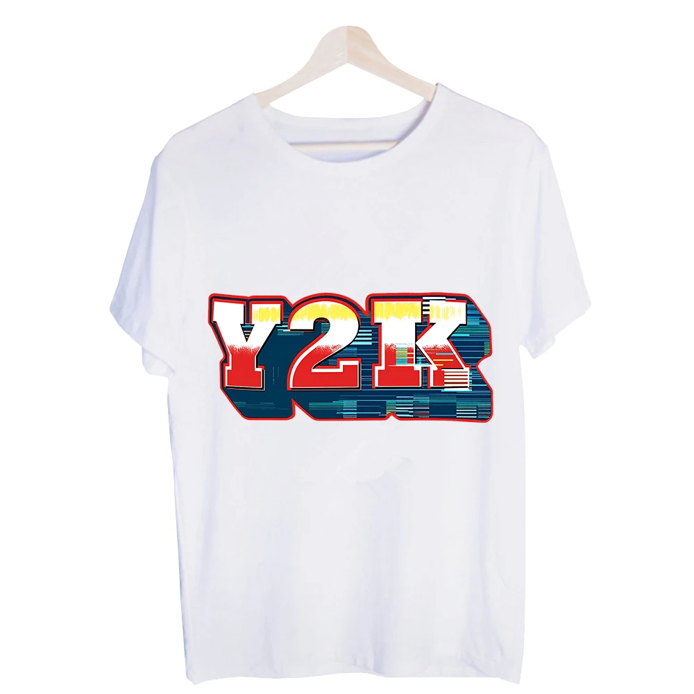 Men's Y2K Typography Graphic Tee, Short Sleeve Crew Neck T-Shirt for Retro Streetwear and Casual Summer Outfits