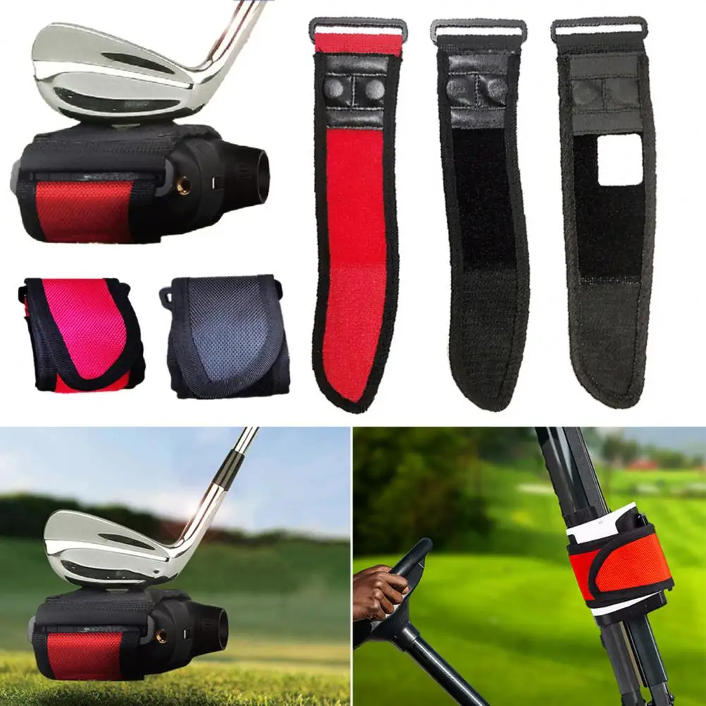 Golf Magnetic Rangefinder Strap,Magnetic Wrap Mount,Strong Magnet Securely Holds to Golf Carts Railing and Golf Clubs