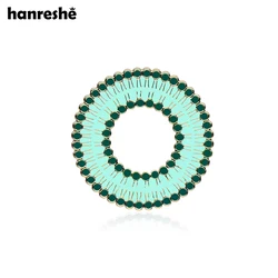 Hanreshe Biochemistry Round Fat Lipids Brooch Biology Lapel Backpack Enamel Pins Jewelry for Biologist Cytologist