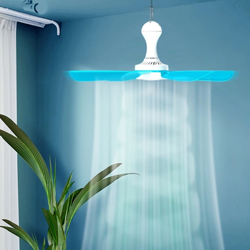 Quạt cắm trại 18 inch Quạt USB 5V Quạt trần 6 lá