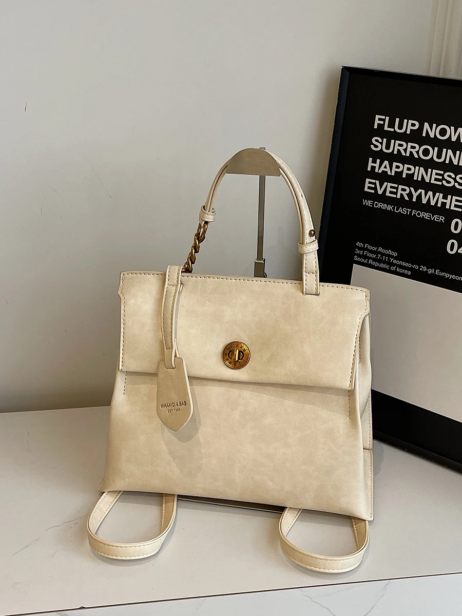 

Retro Large Capaci Women's Crossbody Bapa Commuter Sle College Trend Double oulder Bag Casual Faion Anti-Water