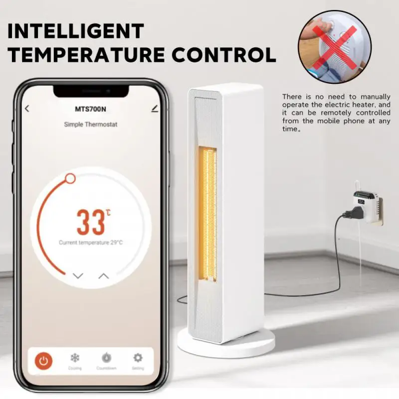 Tuya Wifi EU Thermostat Socket 16A/15A Temperature Controller Smart Plug Smart Home Control Via Smart Life Alexa Google Home