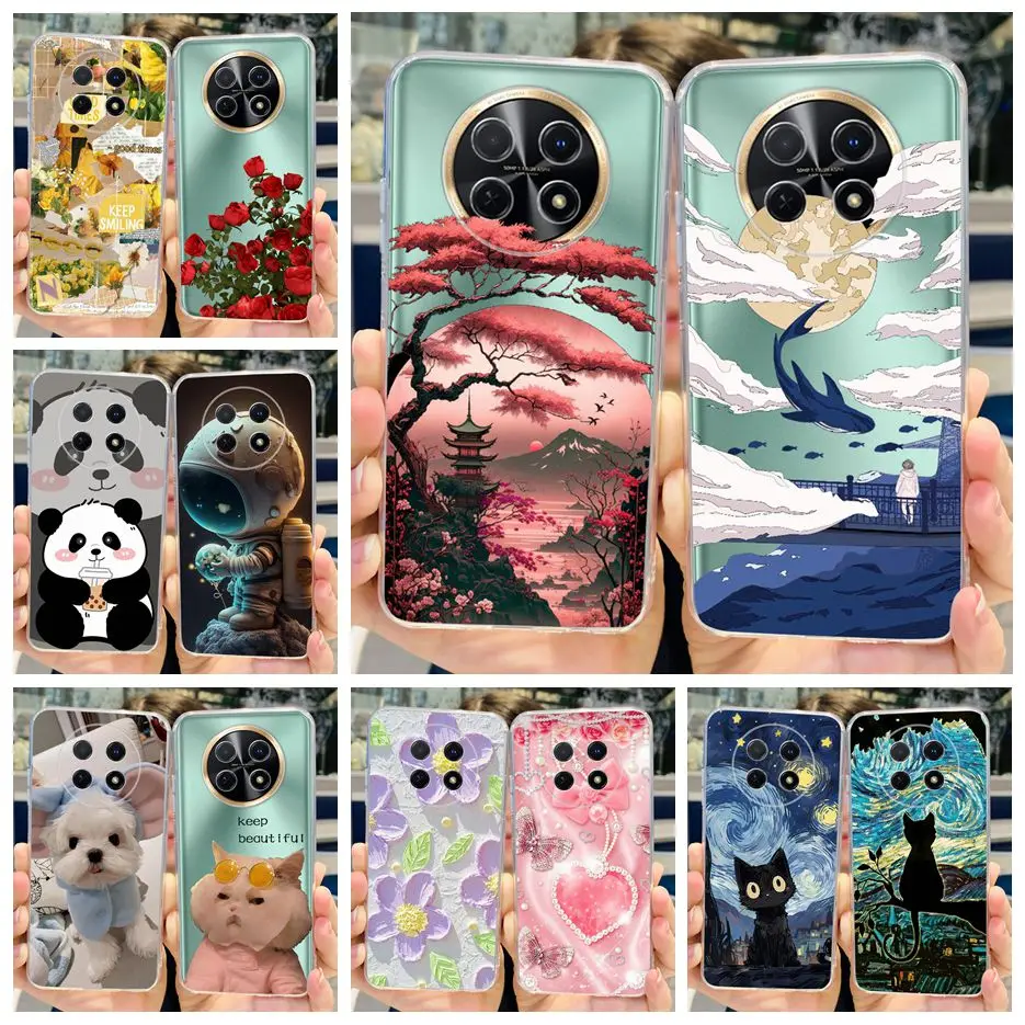 For Huawei Nova Y91 Case STG-LX1 STG-LX2 New Fashion Painted Cover Soft Slim Phone Case For Huawei Nova Y91 NovaY91 Fundas Coque