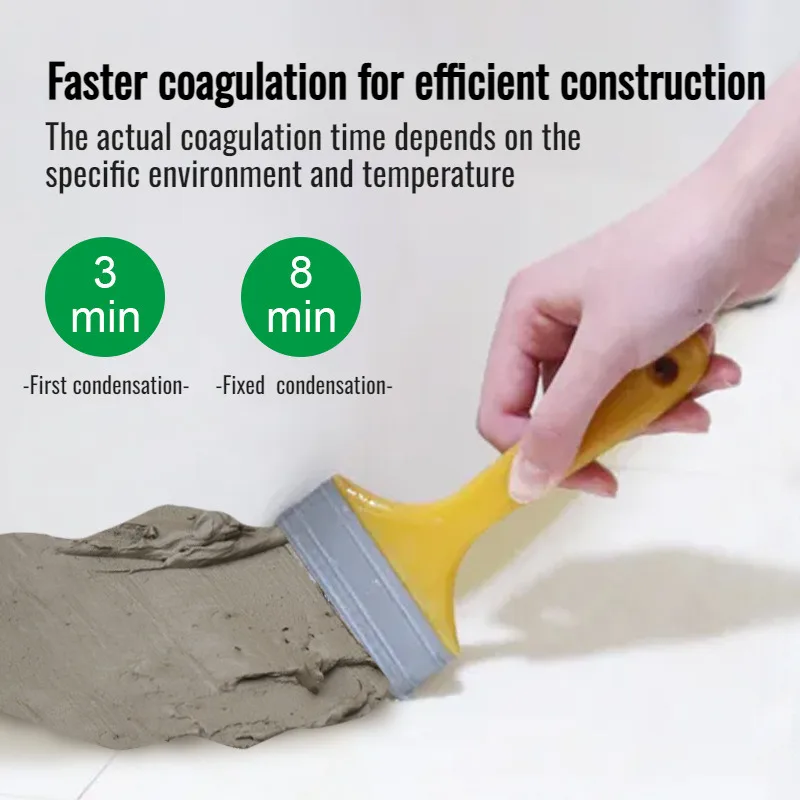Home Waterproof Quick-Drying Cement - Fast Setting, Water-Resistant, Ideal for Repairs & Construction