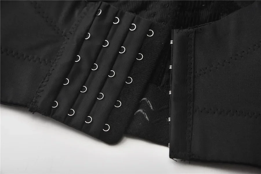 Punk Silver Rivets Off-shoulder Bralette Corset Women Sexy Lingerie Black Push Up Unwired Bra Top Dance Underwear Clubwear