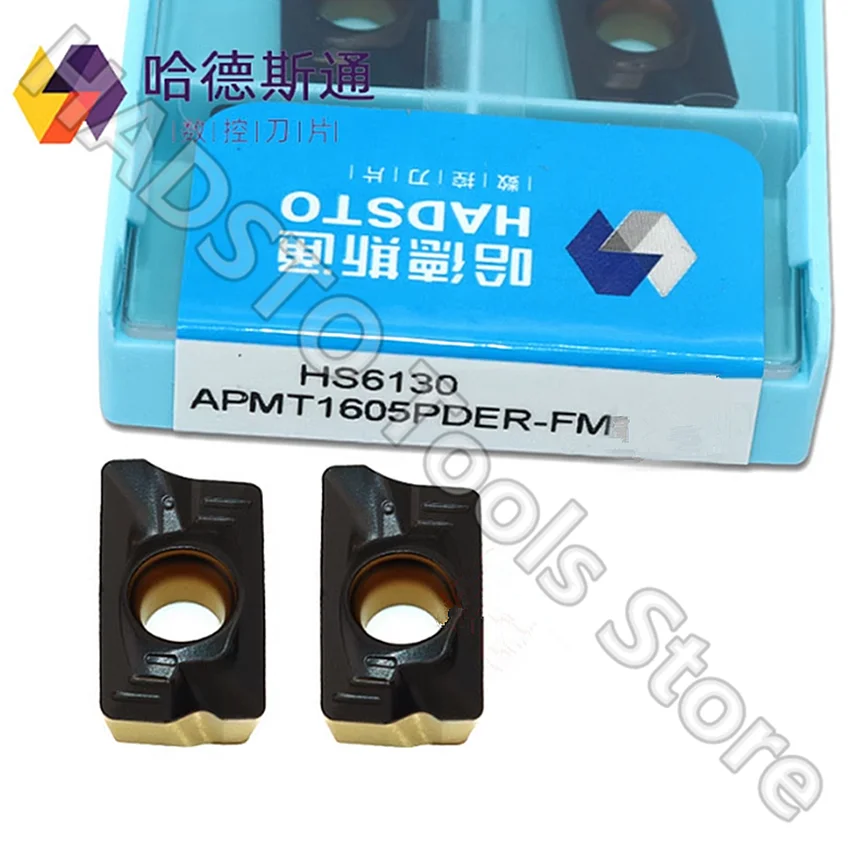 APMT1135PDER-FM HS6130/HS6130 APMT1604PDER-FM/APMT1605PDER-FM HS6130 hadsto CNC คาร์ไบด์แทรกสำหรับเหล็กหล่อ