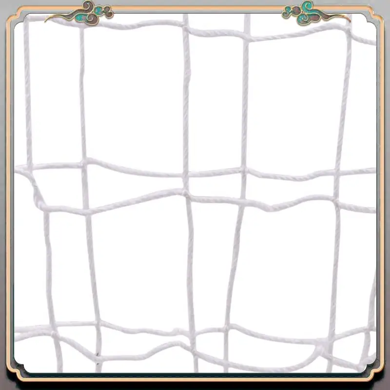

Durable 1 PCS Soccer Goal Net Football Training Nets, Post Not Included Bouncy,3X2m White Polypropylene Rope Diameter Is About 0