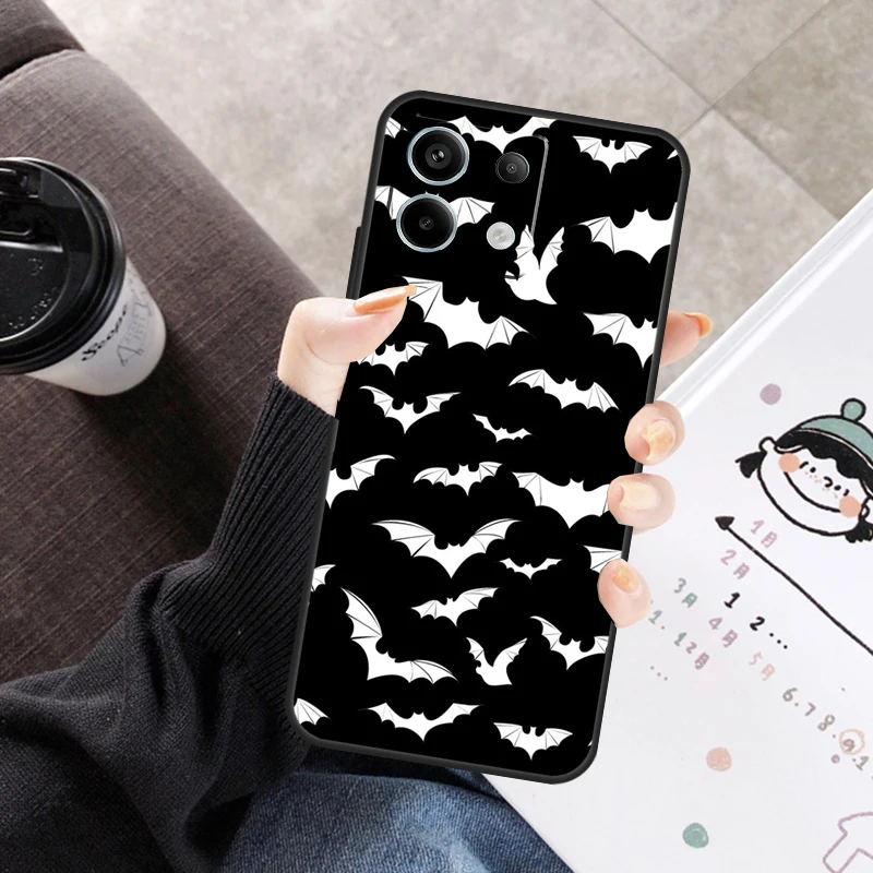 Чехол «Летучая мышь» для Xiaomi Redmi Note 14 13 9 10 11 12 Pro 10S 11S 12S Чехол для Redmi 13C 12C 10C 14C