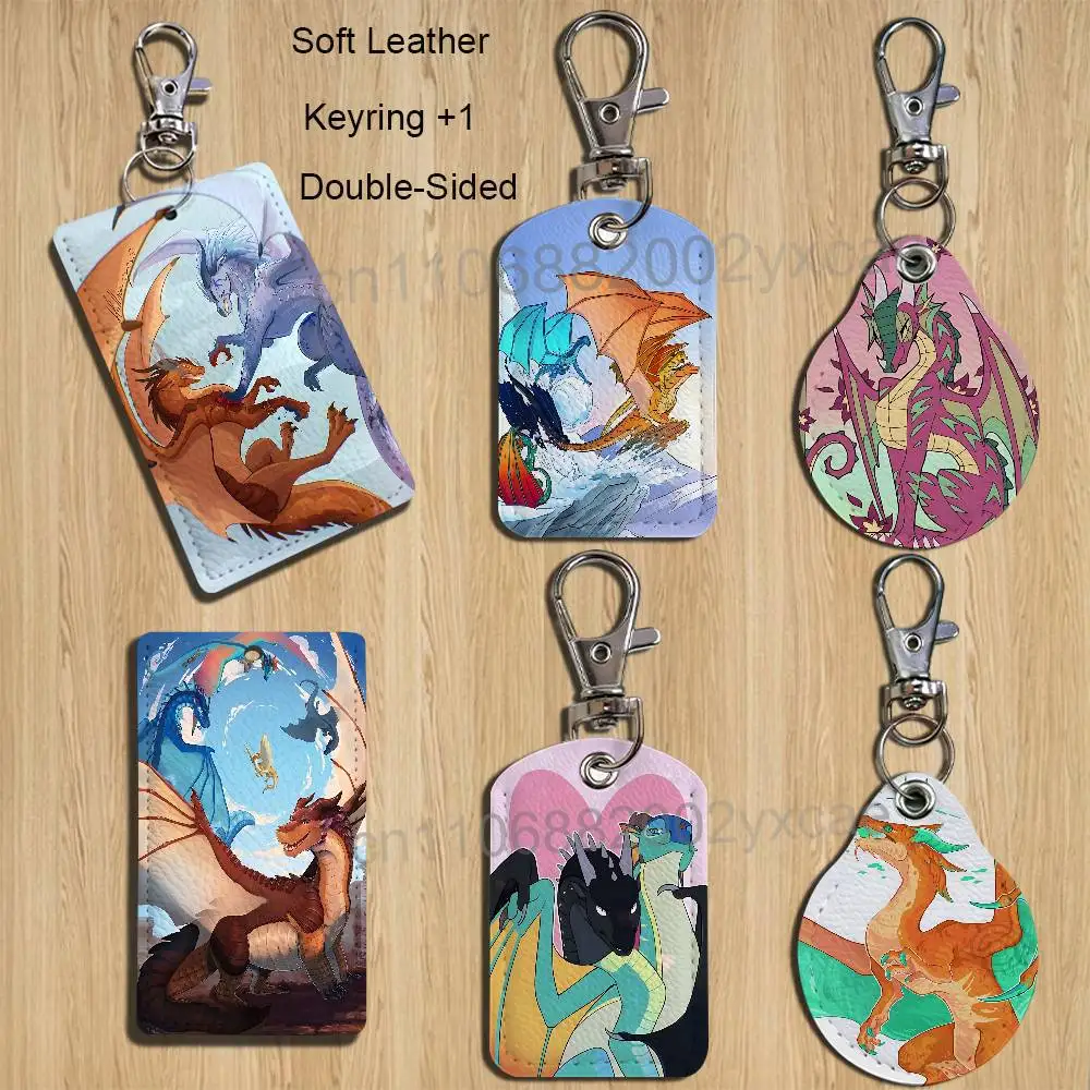 

Hybrid Prince W-Wings of Fire Keychain Holder Suitable For Subway Bank Card Bus Card Case Badge Holder Wallet Card Textured