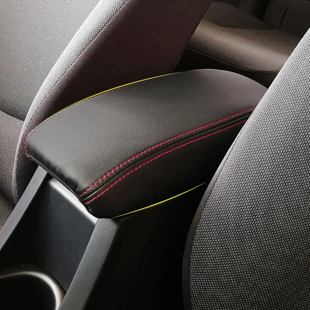 For Toyota Corolla 2020-2024 PU Leather Armrest Pad Car Styling Arm Rest Storage Box Protect Cover Decoration Accessories