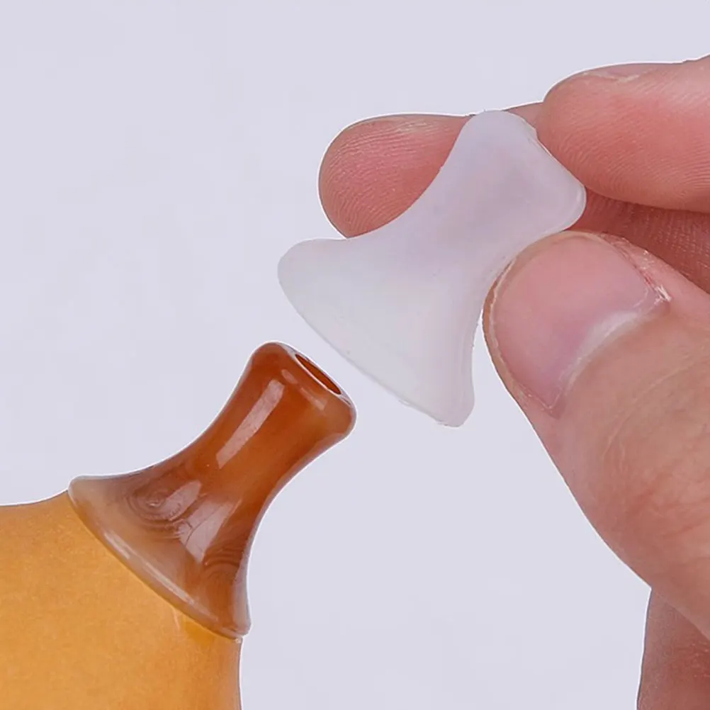 

3 Pcs Cucurbit Flute Protector Sleeve Instrument Musical Sleeves Silicone Protectors Protective Part