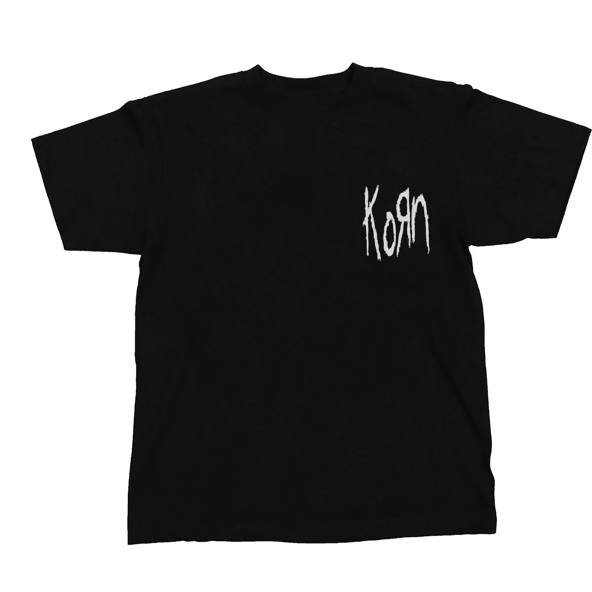 Logo KORN Heavy Metal Band T-Shirt 100 % Baumwolle Grafik-T-Shirt Herren Damen Sommer Streetwear Top