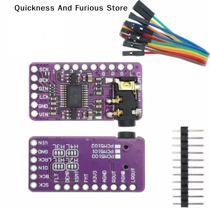 

GY-PCM5102 I2S Player Module Interface I2S PCM5102A DAC Decoder For Raspberry Pi PHAT Format Board Digital PCM5102 Audio Board