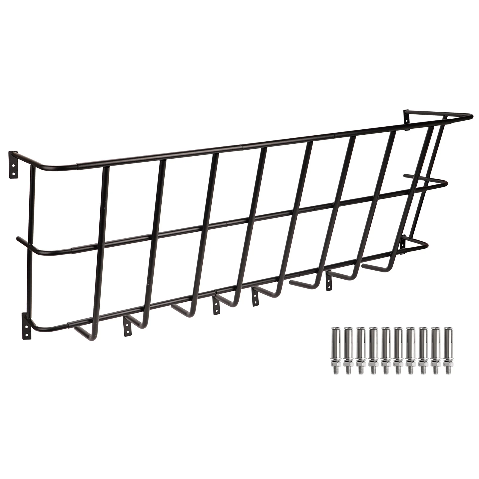 Metal Wall-Mounted Hay Feeder Livestock Cattle/Sheep/Horse Feeding Rack