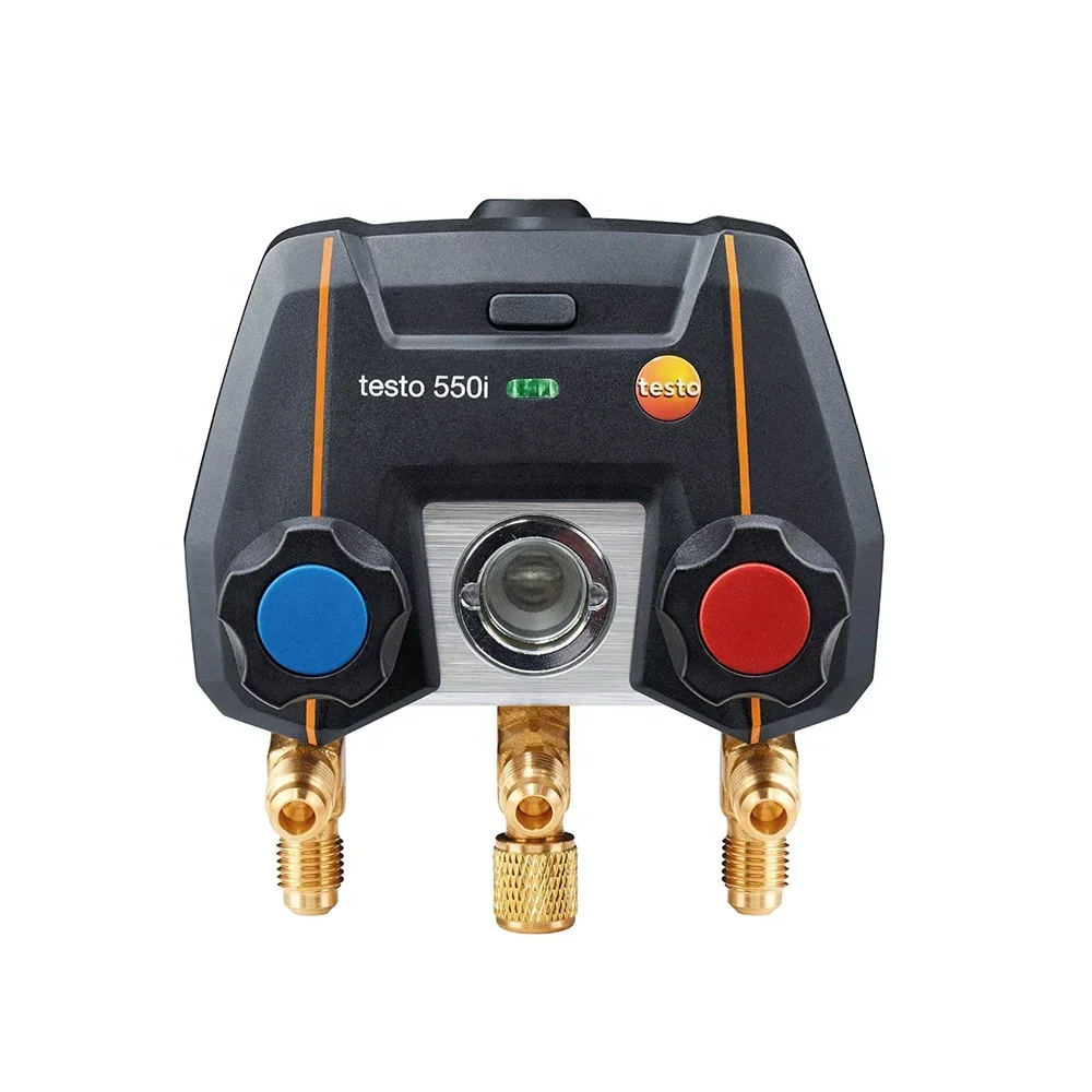 2023 New Testo 550i App-controlled Digital Manifold With Bluetooths And 2-way Valve Block