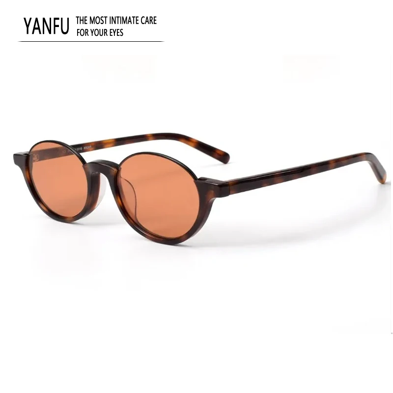 

2025 летние круглые ацетатные солнцезащитные очки без оправы, женские пляжные уличные велосипедные очки для мужчин и женщин, трендовые очки UV400 для путешествий