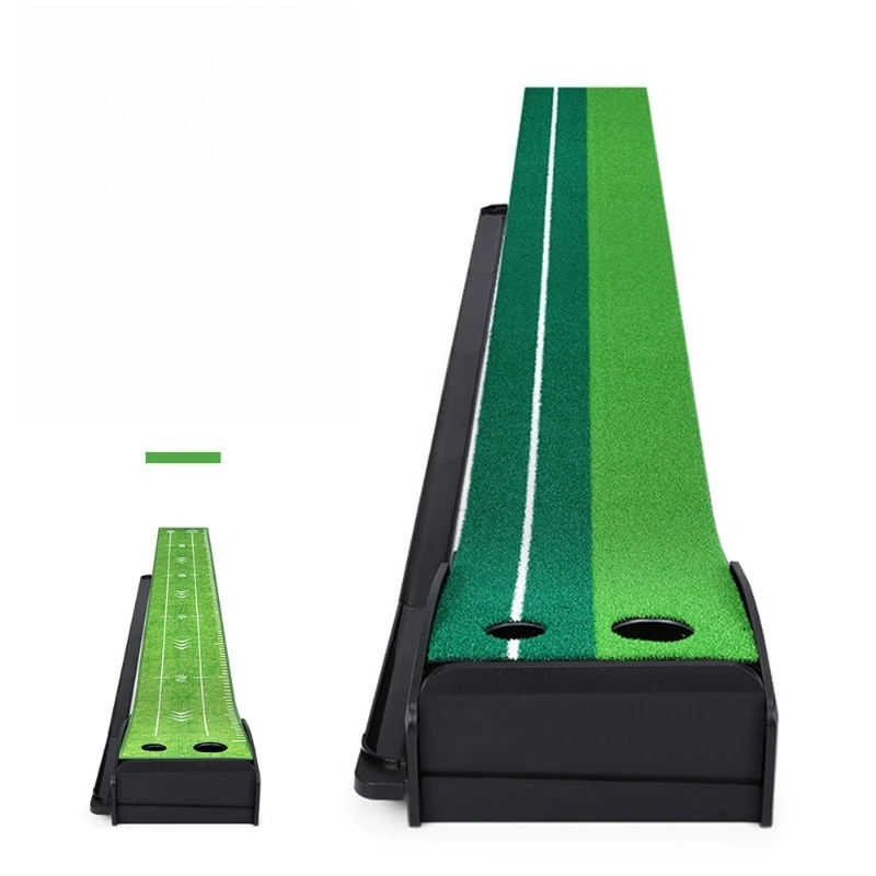

Golf Removable Putting Exerciser Portable Golf Practice Mat Office Home Mini Green Outdoor and Indoor Training Set