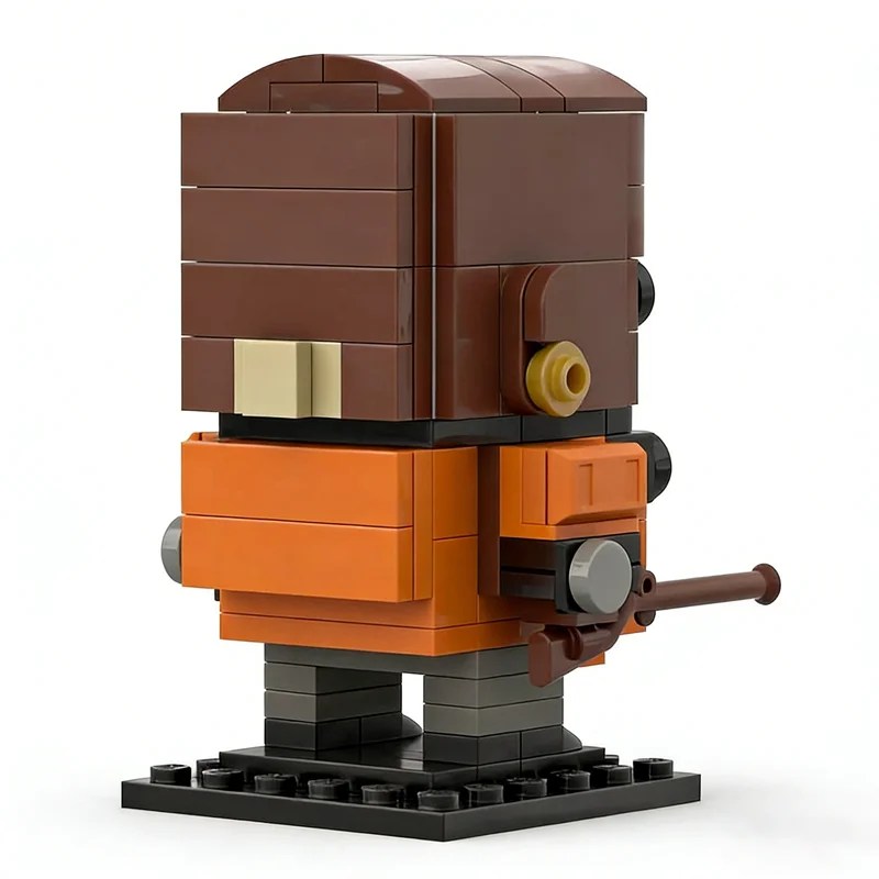 132 قطعة MOC Marsellus والاس اللب الخيال Brickheadz نموذج اللبنات هدايا عيد الميلاد لعبة فكرة تعليم البناء