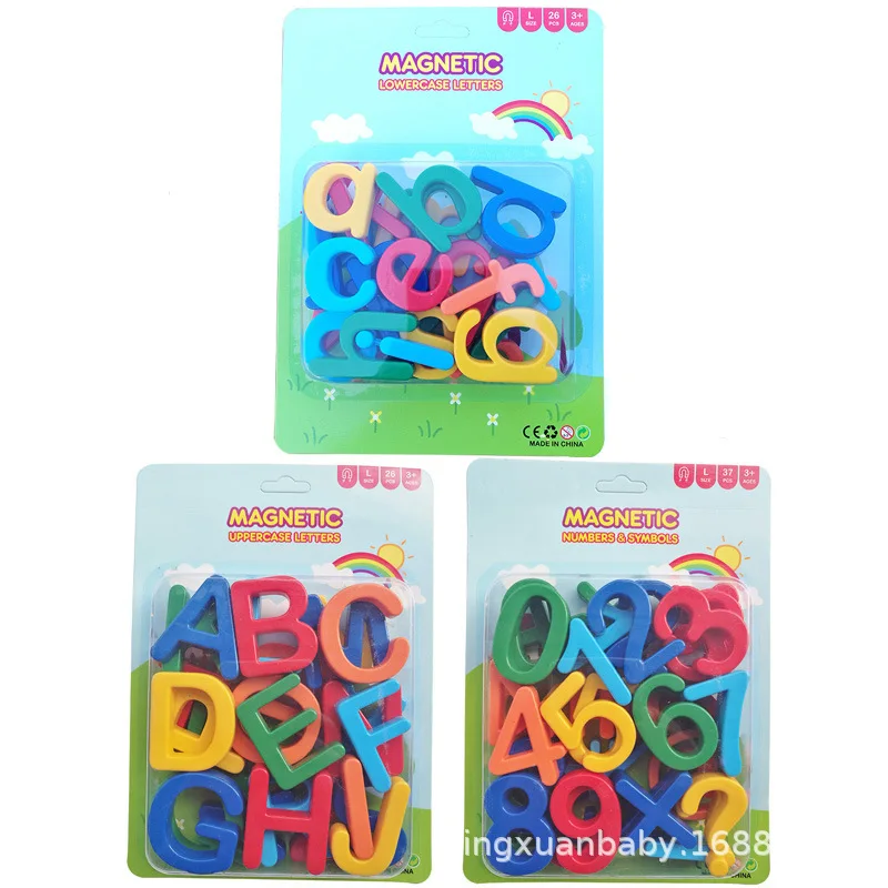 Magnets Fridge Alphabet ABC Magnetic Letters Uppercase Lowercase Refrigerator Learning Educational Toy Kids Gifts Fridge Magnet