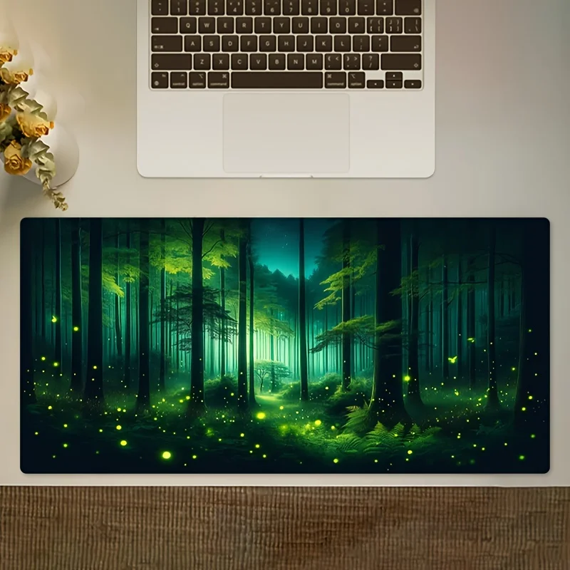 

Firefly Pattern Gaming Mouse Pad Non Slip Rubber Precision Lock Edge XXL Desk Mat 900X400 Keyboard Office Accessories MousePad