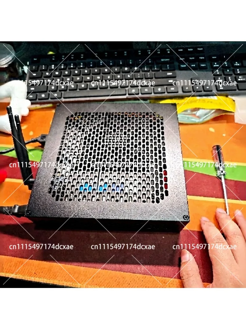 2.2L Mini ITX iGPU Case with Internal DC Power Supply, Compact PC Case for HTPC