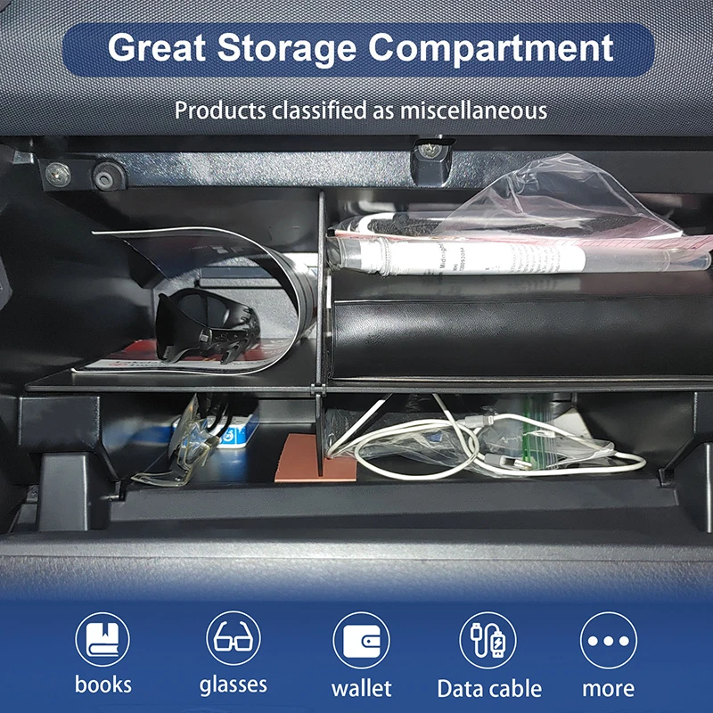 For Toyota Tacoma 2023 2022 2021 2020 2019 2018 2017 2016 Accessories Center Console Organizer Glove Box Interval Storage Box