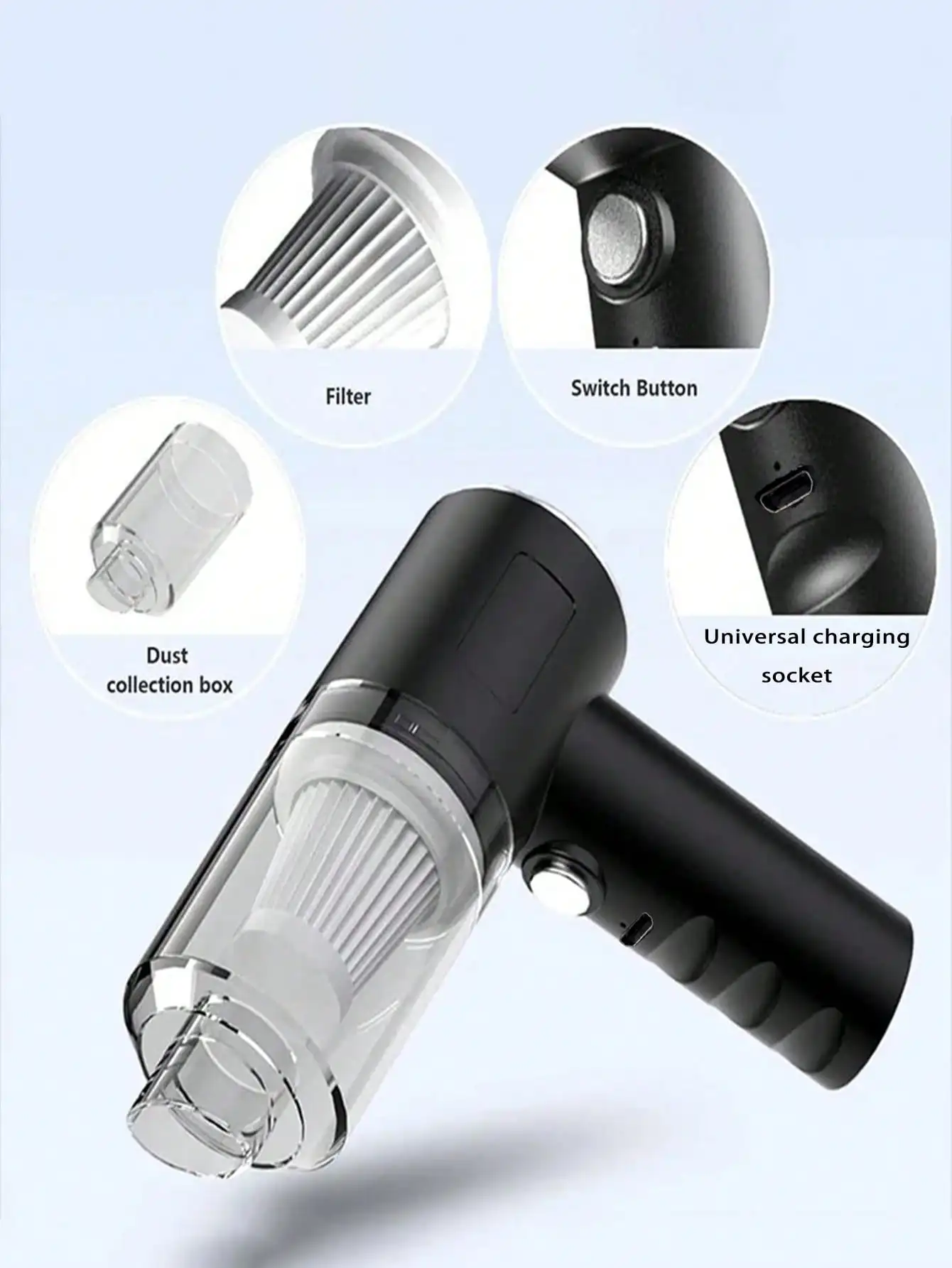 Multifunctional Cordless Handheld Vacuum Cleaner With Multiple… — view 6